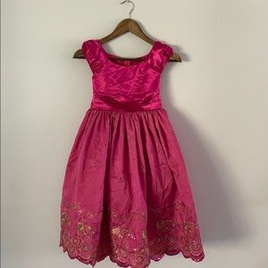 📦 GIRLS fuchsia formal dress